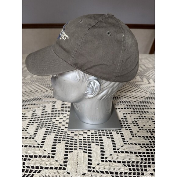 Head Vintage Cap Longaberger Baseball Hat Olive Green Adult With American Flag - Picture 6 of 8